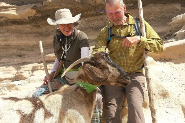 Guided Trekking Tour with Island Goats